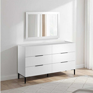 Oryana Ayna - Diamond Beyaz 68x98x2 Cm