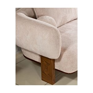 Bella Kanepe & Üçlü Koltuk - Krem