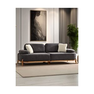 Berina Üçlü Kanepe - Antrasit