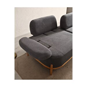 Berina Üçlü Kanepe - Antrasit