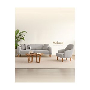 Lara Üçlü Koltuk & 3 ' Lü Kanepe - Gri