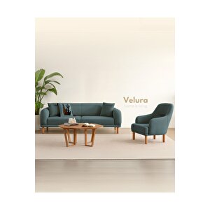 Lara Üçlü Koltuk & 3 ' Lü Kanepe - Turkuaz