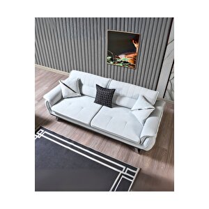 Florya Üçlü Kanepe - Gri