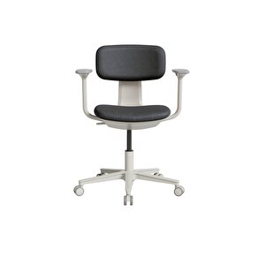 Tesla Comfort Çalışma Koltuğu - Koyu Gri Kumaş 61x74-86x60 Cm