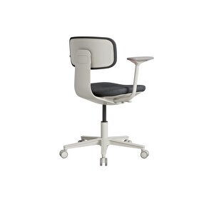 Tesla Comfort Çalışma Koltuğu - Koyu Gri Kumaş 61x74-86x60 Cm