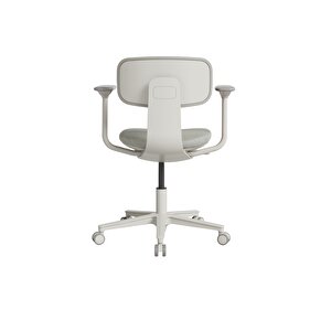 Tesla Comfort Çalışma Koltuğu - Gri Kumaş 61x74-86x60 Cm