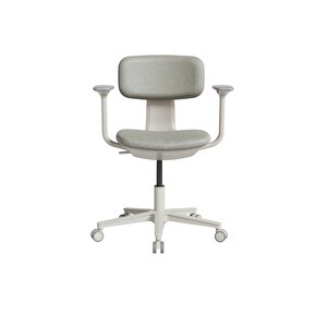 Tesla Comfort Çalışma Koltuğu - Gri Kumaş 61x74-86x60 Cm