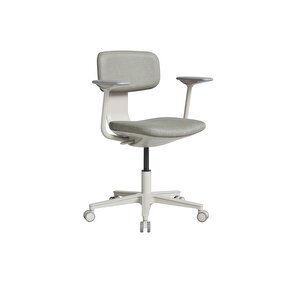 Tesla Comfort Çalışma Koltuğu - Gri Kumaş 61x74-86x60 Cm