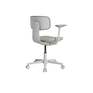 Tesla Comfort Çalışma Koltuğu - Gri Kumaş 61x74-86x60 Cm