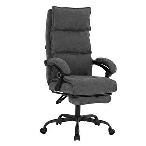 Ultra Comfort Çalışma Koltuğu -  Koyu Gri 64.5x112-120x65 Cm