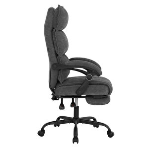 Ultra Comfort Çalışma Koltuğu -  Koyu Gri 64.5x112-120x65 Cm