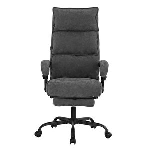 Ultra Comfort Çalışma Koltuğu -  Koyu Gri 64.5x112-120x65 Cm