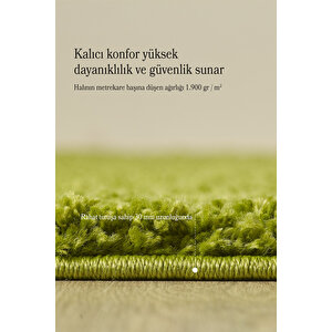 Modern Desensiz Yeşil Halı Salon Halısı Oturma Odası Halısı Çocuk Halısı Yumuşak Halı Yuvarlak