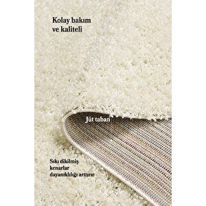 Modern Desensiz Krem Halı Salon Halısı Oturma Odası Halısı Çocuk Halısı Yumuşak Özel Ölçü Halı