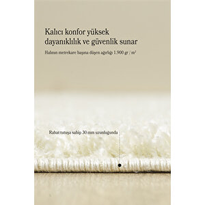 Modern Desensiz Krem Halı Salon Halısı Oturma Odası Halısı Çocuk Halısı Yumuşak Özel Ölçü Halı