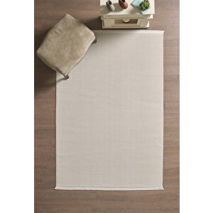 Modern Halı Özel Kesim Halı Kolay Temizlenebilir Halı Salon Halısı Mutfak Halısı Yolluk Bej Halı 80x400 cm