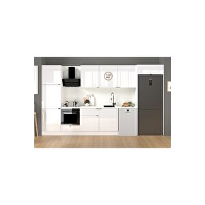 380 Cm %100 Mdf Tezgahlı Efil Ankastre Mutfak Dolabı