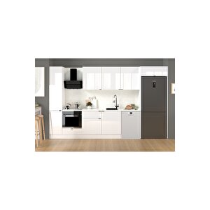 360 Cm %100 Mdf Tezgahlı Efil Ankastre Mutfak Dolabı