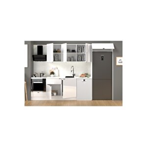 320 Cm %100 Mdf Tezgahlı Efil Ankastre Mutfak Dolabı