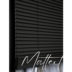 Antrasit 25 Mm Redektörlü Ahşap  Jaluzi Perde 125x200 cm