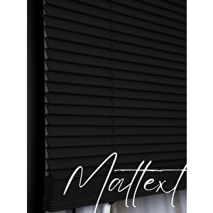 Siyah 25 Mm Redektörlü Ahşap  Jaluzi Perde 200x240 cm