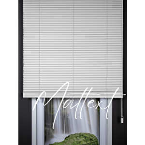 Beyaz 25 Mm Redektörlü Ahşap  Jaluzi Perde 110x250 cm
