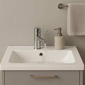 Premi̇um Pi̇ri̇nç Modern Oval Gövde Lavabo Bataryasi