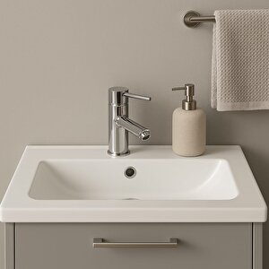 Premi̇um Pi̇ri̇nç Modern Oval Gövde Lavabo Bataryasi