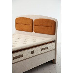 Retro Baza Başlık - 140x200 Ceviz Ayak-coco03 -yastık Coco08 140x200