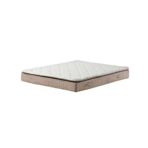 Flow Baza Başlık Yatak Pedli 160x200 - Bej