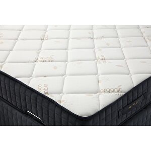 Safir Baza+başlık 90*190 Pedsiz Yatak Set- Antrasit