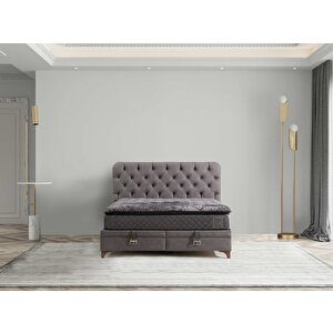 Samira Baza Başlık Yatak Seti - 150x200
