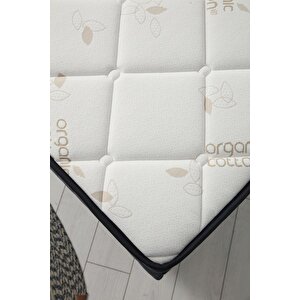 Safir Baza+başlık 140*200 Pedsiz Yatak Set- Antrasit 140x200