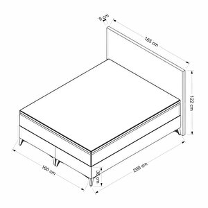 Carbon Baza Başlık   - 160x200