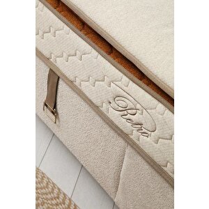 Retro Baza Başlık Yatak Seti - 160x200 Ceviz Ayak-coco03 -yastık Coco08 160x200 cm
