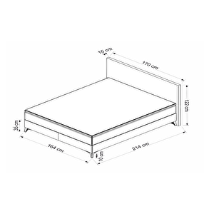 Revive Baza Başlık  Yatak Seti - 160x200