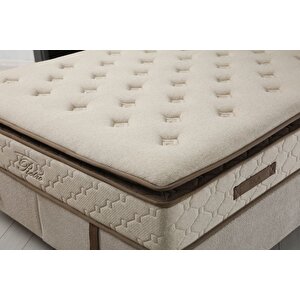 Retro Baza Başlık Yatak Seti - 180x200 Siyah Ayak-coco03 -yastık Coco11 180x200 cm
