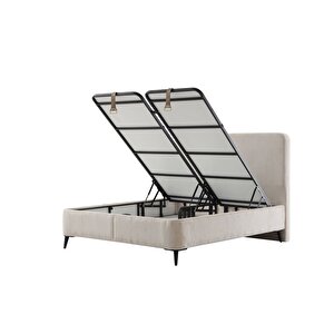 Plus Baza Başlık Yatak Seti 140x200 - Siyah Ayak Pamira01 140x200