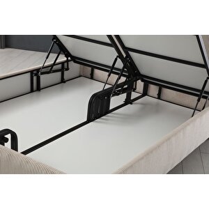 Plus Baza Başlık Yatak Seti 180x200 - Siyah Ayak Pamira01