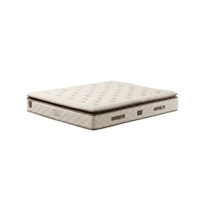 Retro Baza Başlık Yatak Seti - 160x200 Ceviz Ayak-coco03 -yastık Coco11