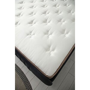 Line Baza Başlık Yatak Seti 150x200 - Siyah Ayak Anka19 150x200 cm