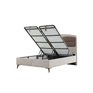 Retro Baza Başlık - 160x200 Ceviz Ayak-coco03 -yastık Coco11 160x200 cm