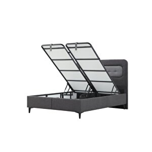 Elegant Baza Başlık  140x200 - Siyah Ayak Prime Keten 48 140x200