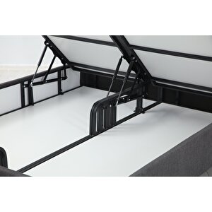 Elegant Baza Başlık  140x200 - Siyah Ayak Prime Keten 48 140x200