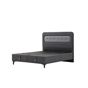 Elegant Baza Başlık  180x200 - Siyah Ayak Prime Keten 48 180x200 cm