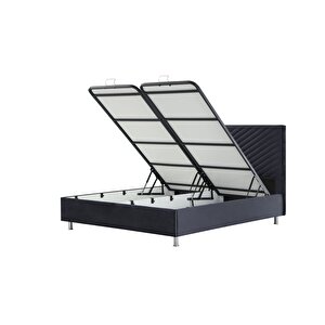 Riva Baza Başlık Yatak 120x200 - Antrasit 120x200 cm