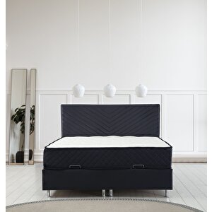 Riva Baza Başlık Yatak 140x200 - Antrasit 140x200