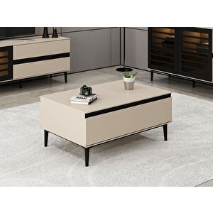 Star Orta Sehpa 2k Soft - Kumtası Siyah