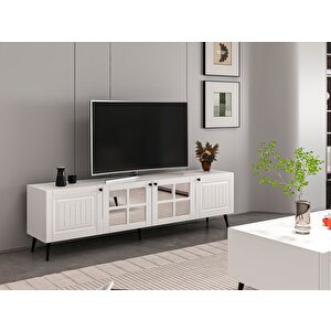 Kale Tv Ünitesi İlkbahar - Beyaz Aynalı Beyaz