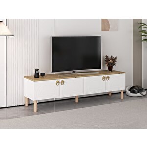 Lotus Tv Unıtesı-beyaz-artisan